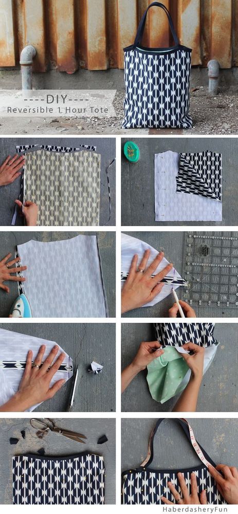Cara membuat tote bag