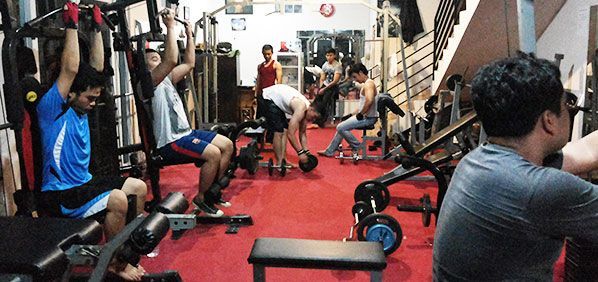 Banyak juga tempat gym sederhana