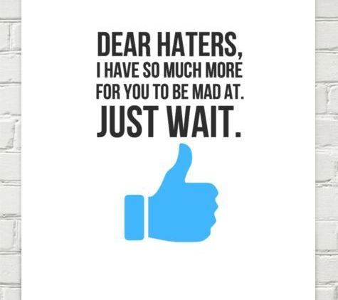 5 Manfaat Kita Memiliki Haters