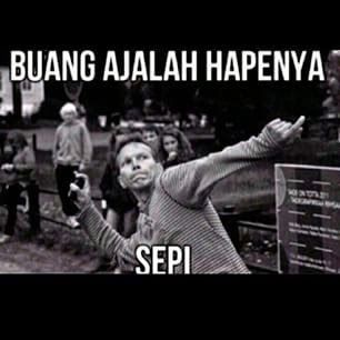 Buang aja apa?