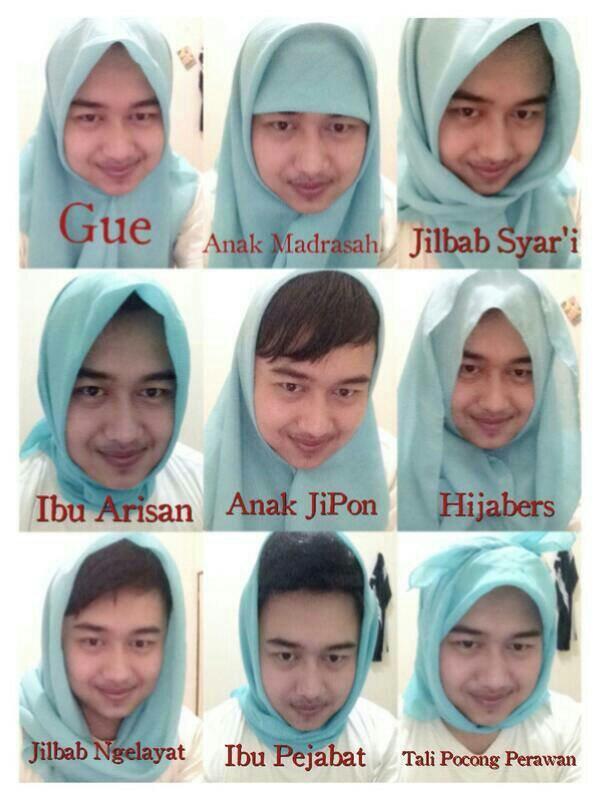 Macam-macam mode jilbab