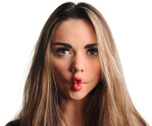 Fish face exercise