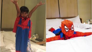 Saat Bocah Laki-Laki di Amerika Ingin Jadi Putri Elsa ‘Frozen’, Gadis Kecil di Indonesia Ini Memilih Jadi Spider-Man