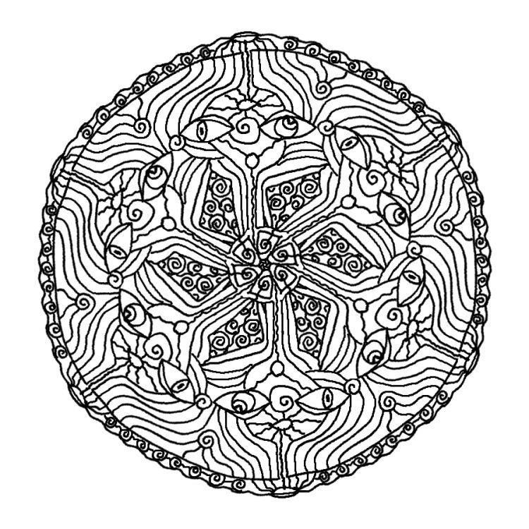 Penuh dengan nuansa alam adalah ciri dari Nature Mandalas
