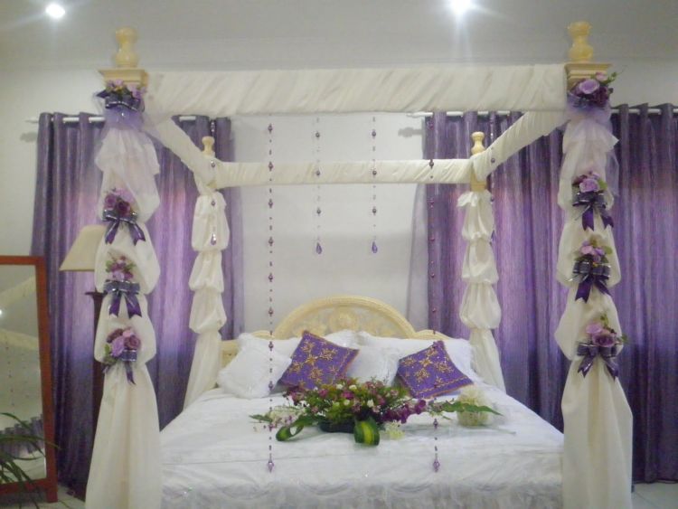 warna ungu bikin kamar pengantin makin cantik