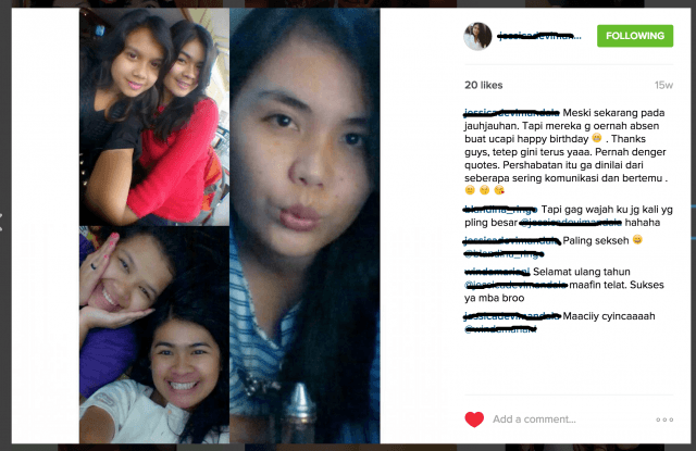 Instagram membuktikan adanya kita