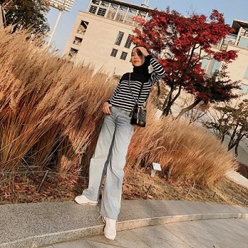striped outfit ootd 