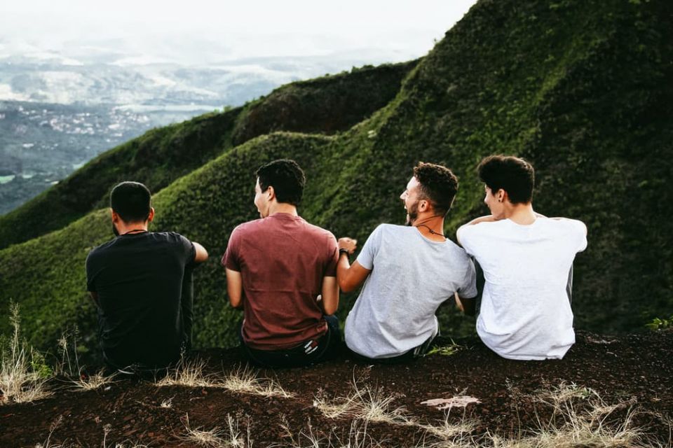 With best friends