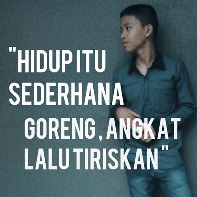bikin quote aja deh coba...