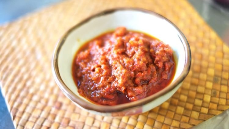 Sambal Bakasang pakai telur ikan