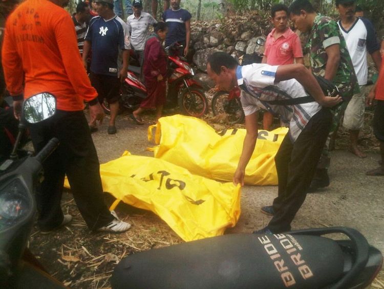 Saat jenazah korban ditemukan