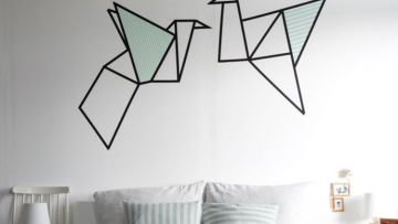 Cuma Bermodal Isolasi Biasa yang Murah, 10 Wall Art Ini Bisa Kamu Bikin Sendiri di Rumah!