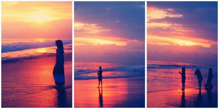 Pantai ini punya sunset yang romantis