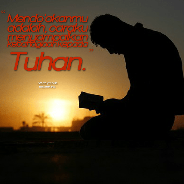 Biar aku memelukmu dalam doa