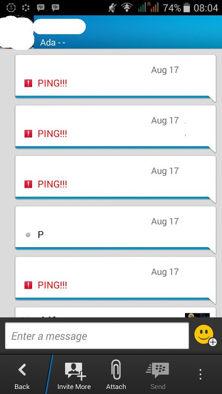 PING! PING! PING!