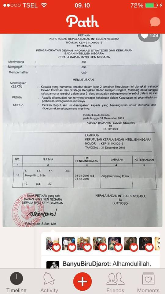 Bisa jadi emang kelupaan nge-inner circle
