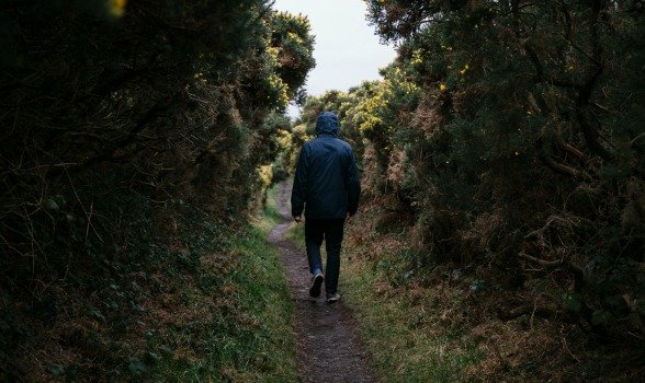 walking around