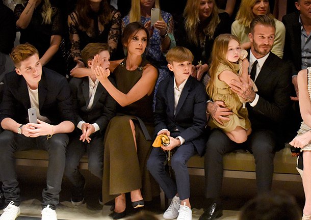 Keluarga bahagia Victoria dan Beckham.