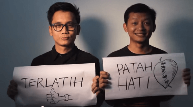 kata The Rain dan Endank Soekamti patah hati pun perlu latihan