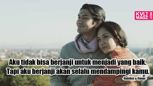 9 Kutipan Romantis dari Film Indonesia, Bisa Jadi 