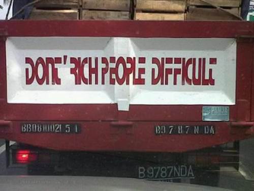 Jangan kayak orang susah deh plz!