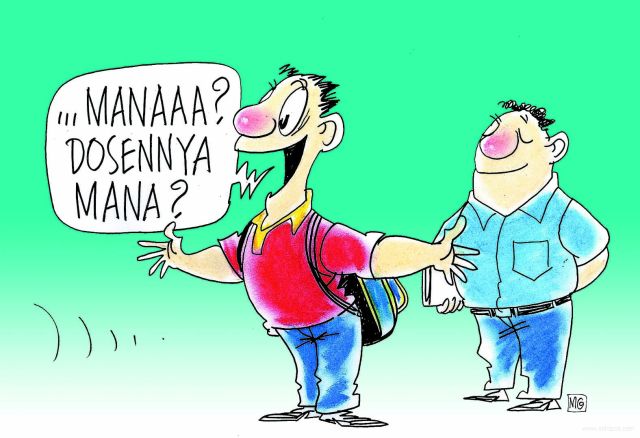 Sibuk Menunggu Dosen