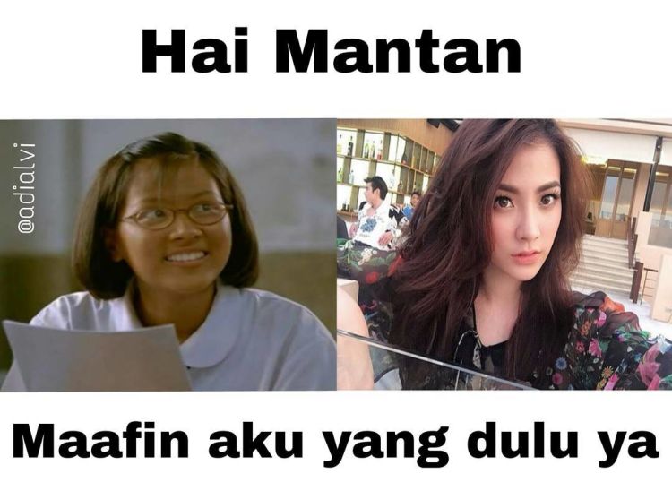 Kumpulan Meme Terkocak #MaafUntukMantan yang Bikin Barisan Para Mantan Menyesal 36 Aktris Thailand juga ada