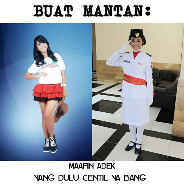 Kumpulan Meme Terkocak #MaafUntukMantan yang Bikin Barisan Para Mantan Menyesal 31 Hormat grak!