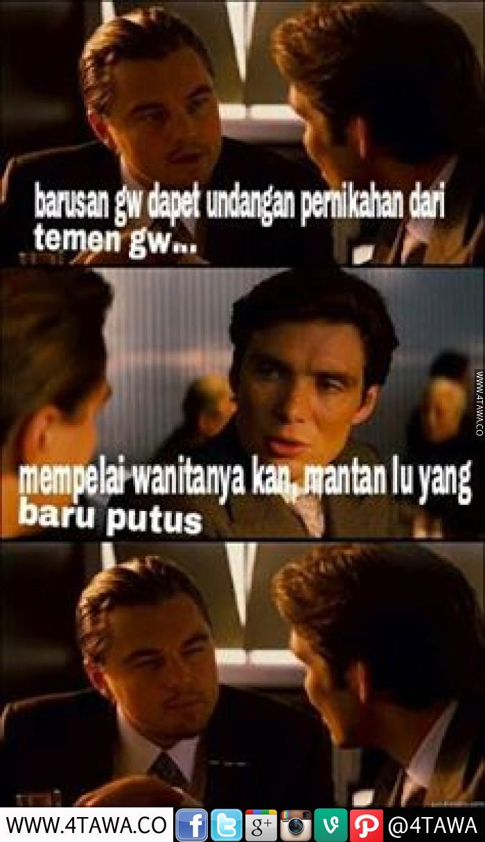 Baru banget dapat undangan mantan.