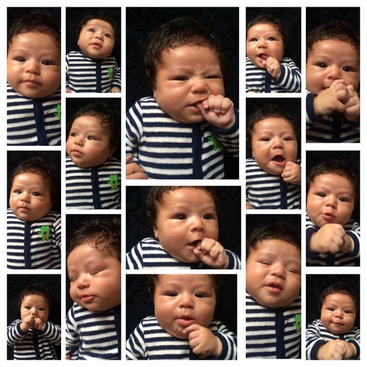 Coba pilih, mana ekspresi Baby El favoritmu?