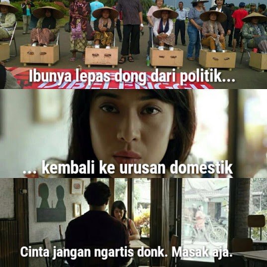Sindiran netizen pada Dian, dinilai menghimbau kaum hawa lepas dari soal politik