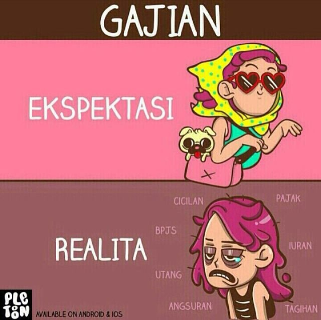 ekspektasi vs realita
