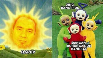 Silakan Cekikan dan Senyum Sendiri Lihat 25 Meme Teletubbies Ini