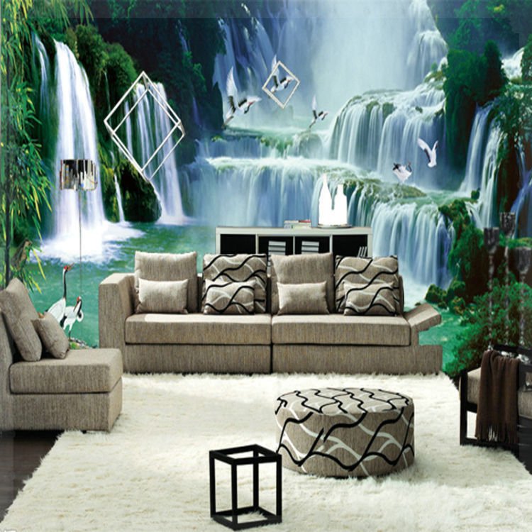 Gambar Pemandangan Alam Wallpaper Custom 3d Pohon 001 003 