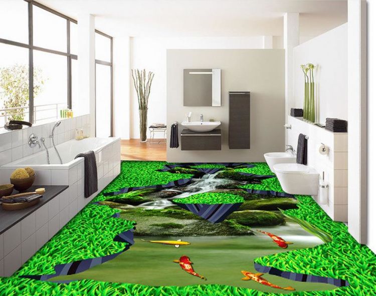 mandi di kolam ikan~