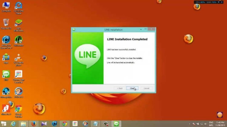 Pakai LINE PC dong!