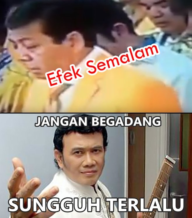 Tuh dimarahin, Bang Rhoma...