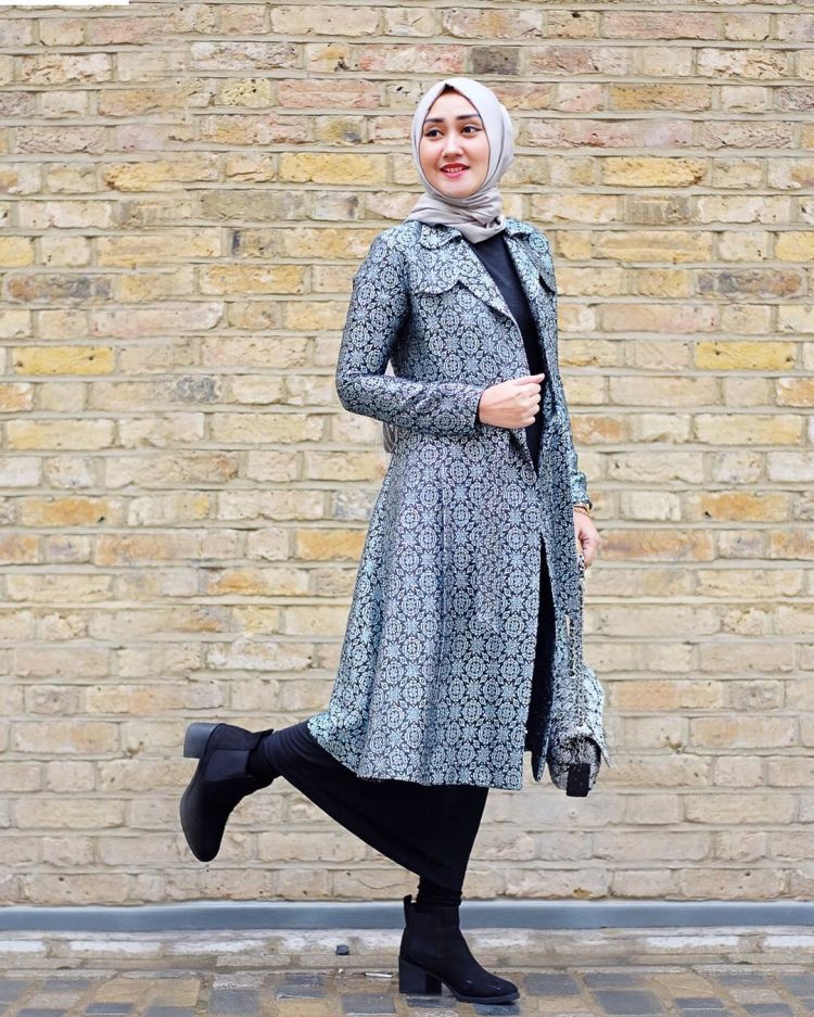 blazer songket buat yang berhijab @dianpelangi