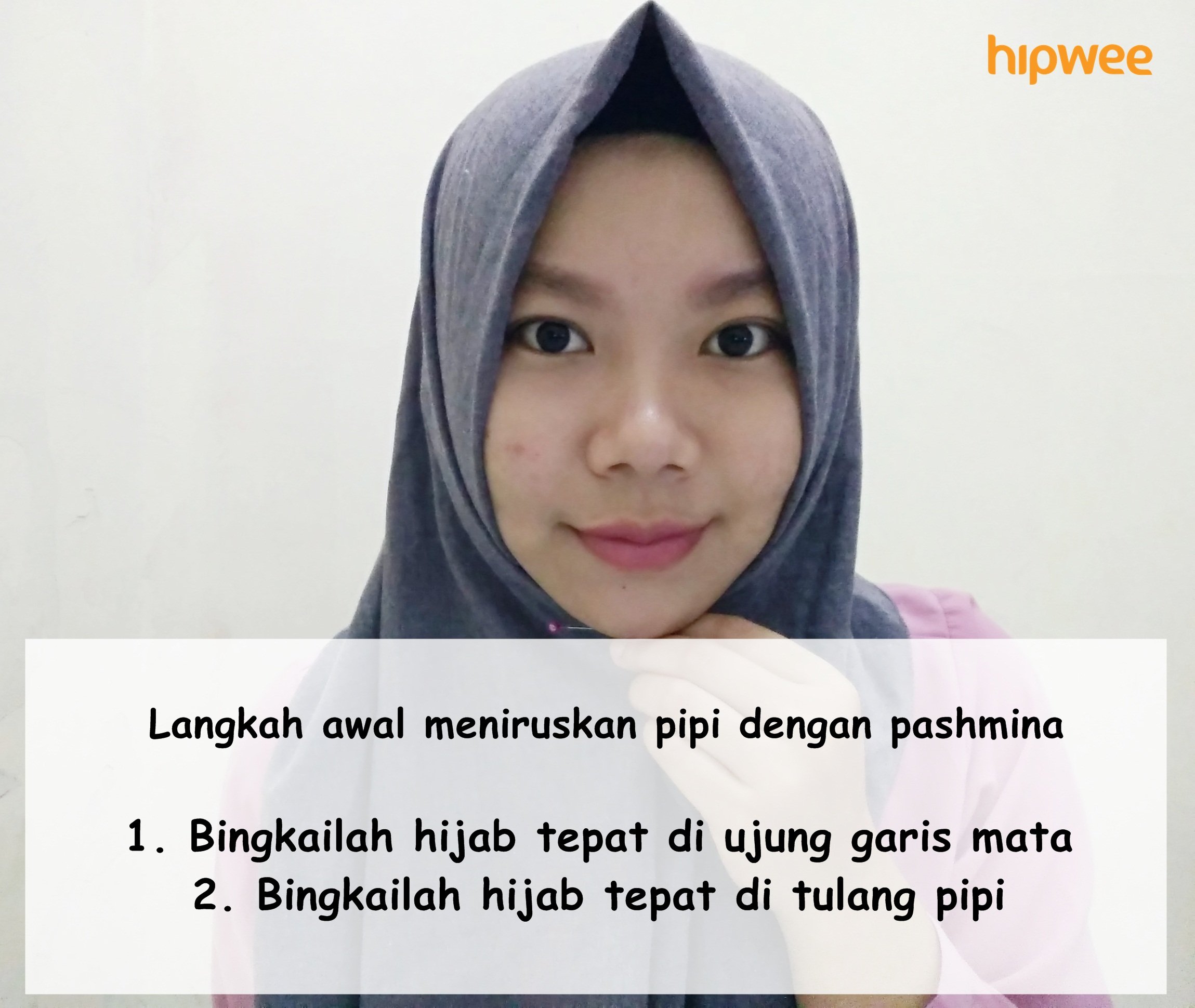 Gambar Tutorial Hijab Jidat Jenong Tutorial Hijab