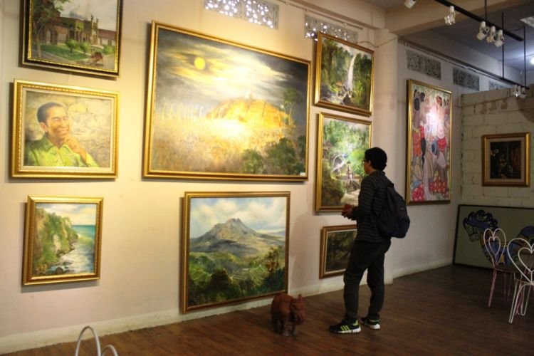 Ruang galeri di Rumah Kamera.