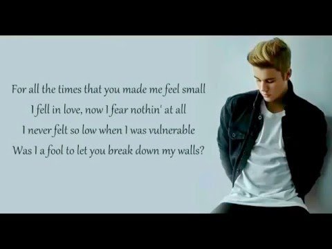 Love Yourself by Justin Bieber