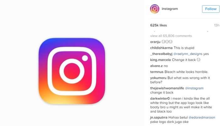 Sadar Nggak Logonya Instagram Berubah? Banyak yang Protes Euy.. 10 Ini tanggapan dari para penggunanya terkait perubahan logo dan tampilan Instagram.