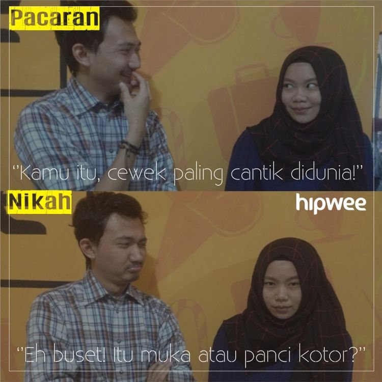 8 Meme 'Before-After' Pacaran dan Nikah. Kamu Bakal Gimana Ya?