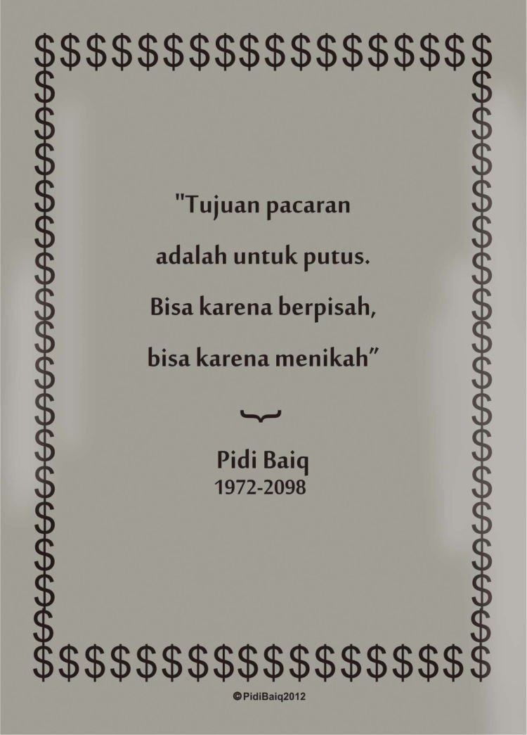 Kalau Kamu Takut Baper, Jangan Baca 20 Quotes Pidi Baiq di 