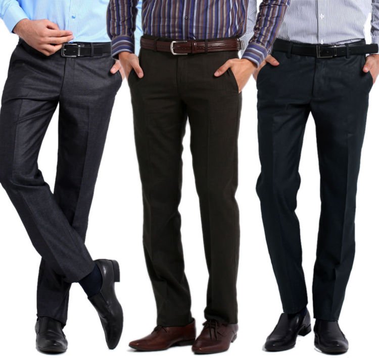 9 Item Fashion Ini Wajib Kamu Miliki Ketika Baru Masuk Ke Dunia Kerja. Yuk Disimak! 30 gwalior-suitings-men-trousers-combo-of-three-502