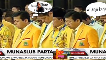 10 Meme Kocak Setyo Novanto Ketiduran Di Munaslub Golkar. Perlu Kasur Banget Nih Pak?