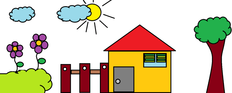 gambar rumah yang rapi banget!