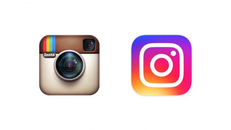 Sadar Nggak Logonya Instagram Berubah? Banyak yang Protes Euy.. 9 Logo lama (kiri) dan logo baru (kanan).