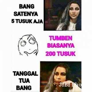 17 Meme Ini Memang Tidak Menunda Kemiskinanmu di Tanggal Tua, Tapi Setidaknya Kamu Bisa Bahagia 42 Sundel bolong aja juga hemat