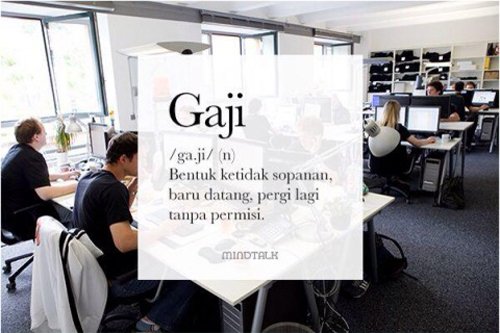 17 Meme Ini Memang Tidak Menunda Kemiskinanmu di Tanggal Tua, Tapi Setidaknya Kamu Bisa Bahagia 50 gaji